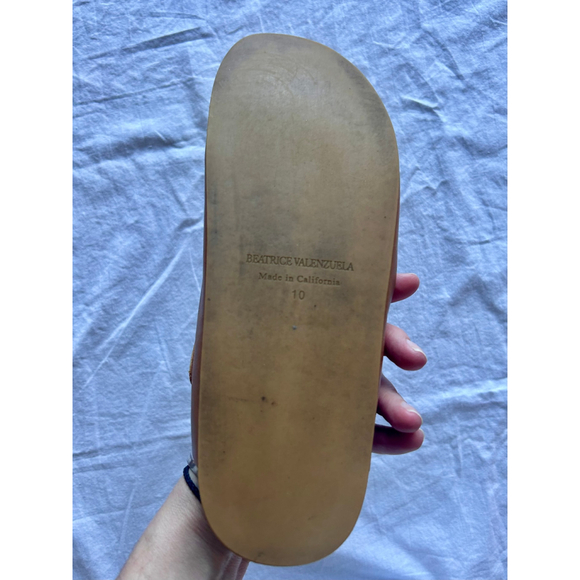 Beatrice Valenzuela Cajeta Clogs – Musk Brown Leather – Women’s Size 10 - Picture 9 of 10